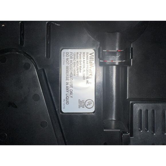 VillaWare NDVLPAPFS1 Panini Grill - Picture 8 of 8